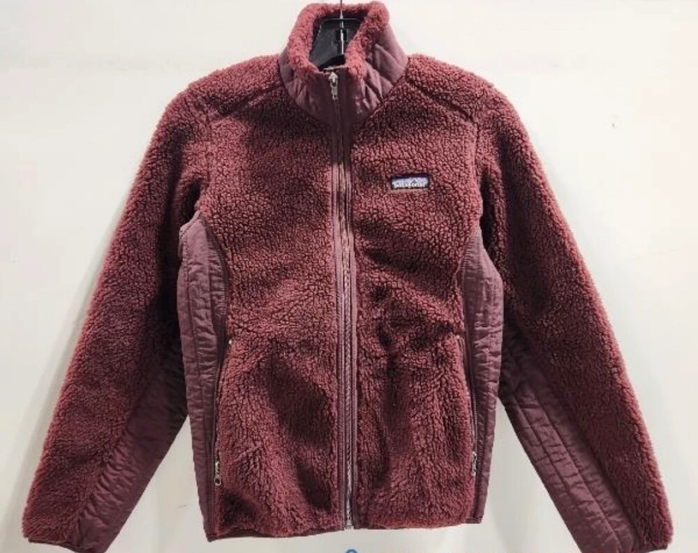 Patagonia Women’s XS Retro-X Synchilla Fleece Jacket Burgundy Orange